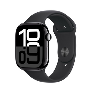 Смарт-годинник Apple Watch Series 10 GPS 46mm Black Aluminium Case with Sport Band - M/L (MWWQ3QH/A) Чорний (Black) 145206 фото