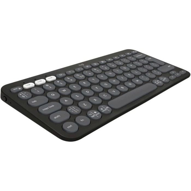 Клавіатура бездротова Logitech Pebble 2 Combo + миша Сіра (Graphite) 161105 фото