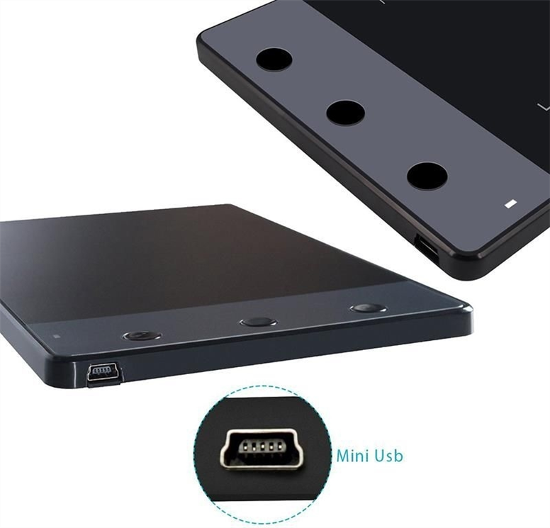 Графічний планшет Huion H420 + рукавичка Чорний (Black) 166550 фото