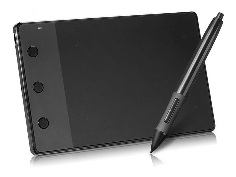 Графічний планшет Huion H420 + рукавичка Чорний (Black) 166550 фото