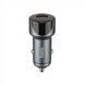 Автомобільний зарядний пристрій Hoco Z42 Light road LED 2USB PD20W QC3.0 Чорний (Black) 93234 фото 2
