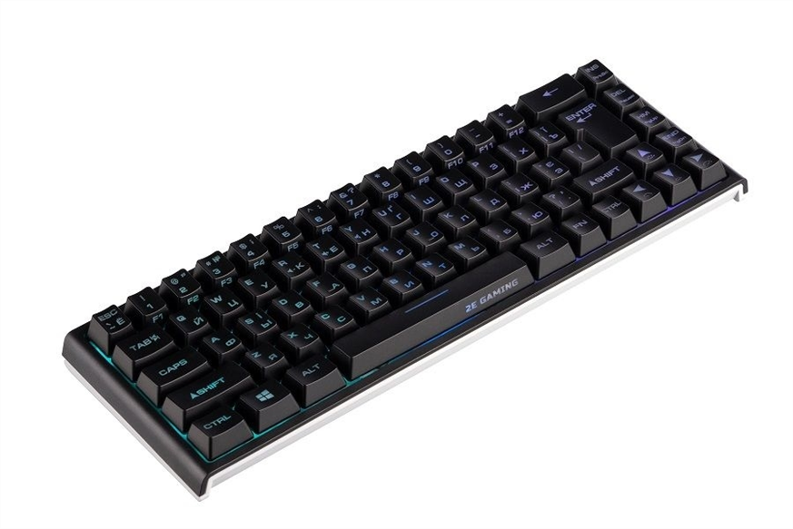 Клавіатура бездротова ігрова 2E Gaming KG350UBK RGB Чорна (Black) 165613 фото