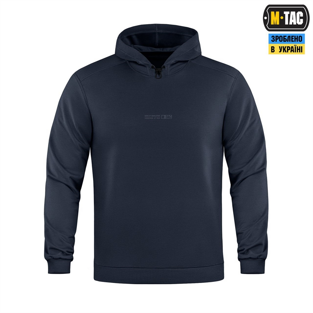 Кофта M-Tac Hoodie Born by Revolution Синя (Indigo Blue) (M) 228521 фото