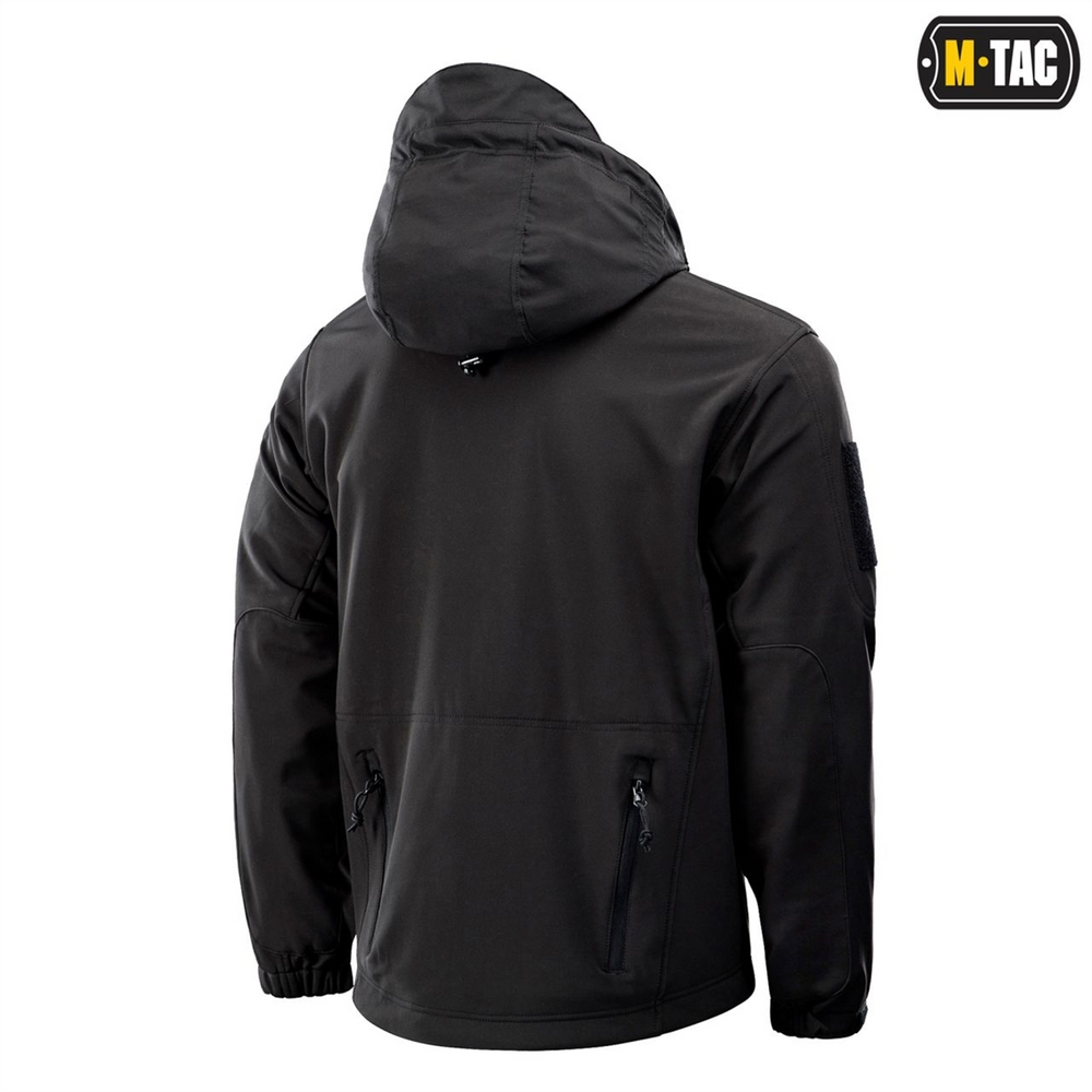 Куртка M-Tac Soft Shell з підстібкою Чорна (Black) (S) 230002 фото
