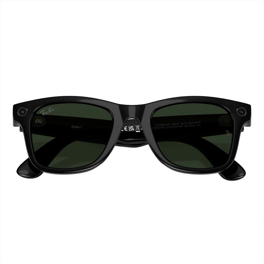 Окуляри Ray-Ban Meta Wayfarer Gen2 Standard Shiny Black Frame (RW4012 601/1M 50-22) 202272 фото