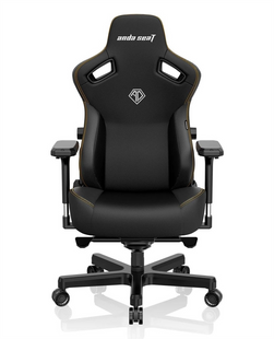 Крісло ігрове Anda Seat Kaiser 3 Size XL (AD12YDC-XL-01-B-PV/C) Чорне (Black) 165045 фото
