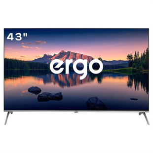 Телевізор Ergo 43GUS8555 Чорний (Black) 121070 фото