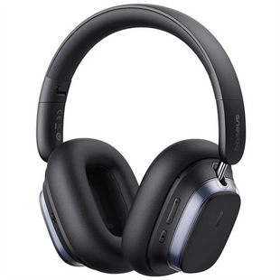 Бездротові повнорозмірні навушники Baseus Bowieі H1s Noise-Cancellation Чорні (Cluster Black) 154564 фото