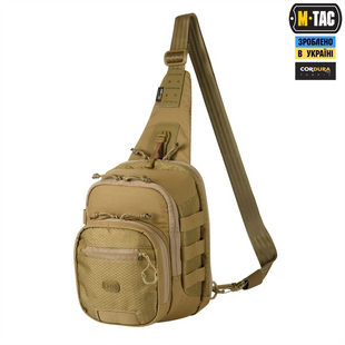 Сумка M-Tac Cross Bag Elite Hex Коричнева (Coyote) 223909 фото