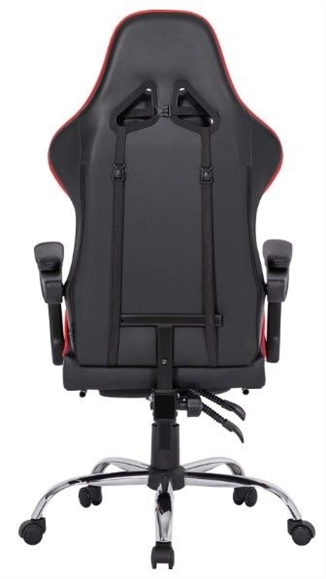 Крісло ігрове Defender Pilot Чорне Червоне (Black Red) 178850 фото