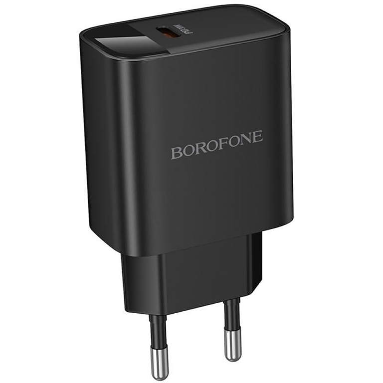 Зарядний пристрій Borofone BA97A PD30W (1USB-C) Чорний (Black) 184786 фото