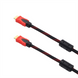 Кабель HDMI- HDMI 1.4V 10m Чорний Червоний (Black Red) 180089 фото 2