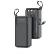 PowerBank 30000 mAh XO PR280 10W Чорна (Black) 156389 фото 4