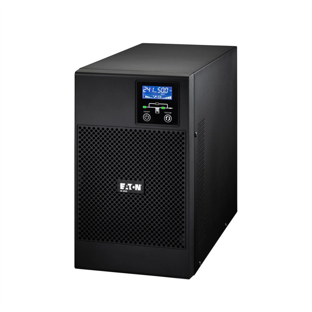 Джерело безперебійного живлення Eaton 9E, 2000VA/1600W, LCD, USB, RS232, 6xC13 Чорне (Black) 196188 фото