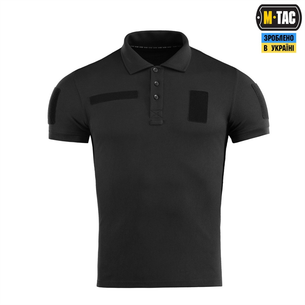 Поло M-Tac тактичне 65/35 Чорне (Black) (XL) 232267 фото