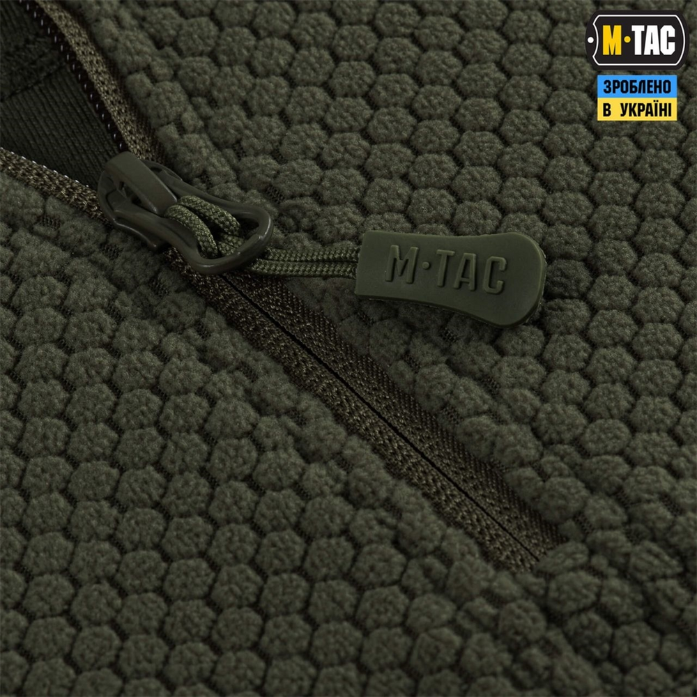 Термосорочка M-Tac фліс Delta Level 2 Hex Зелена (Army Olive) (M) 233877 фото