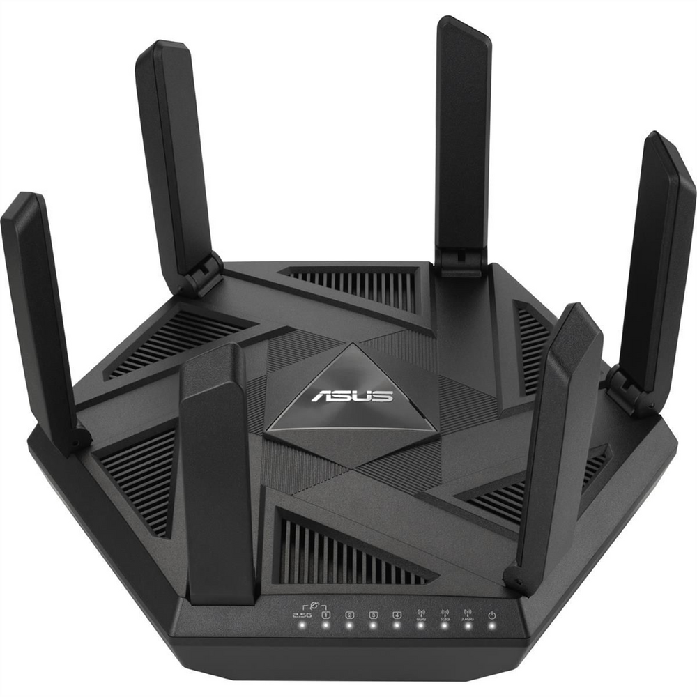 Wi-Fi роутер Asus RT-AXE7800 Чорний (Black) 185359 фото