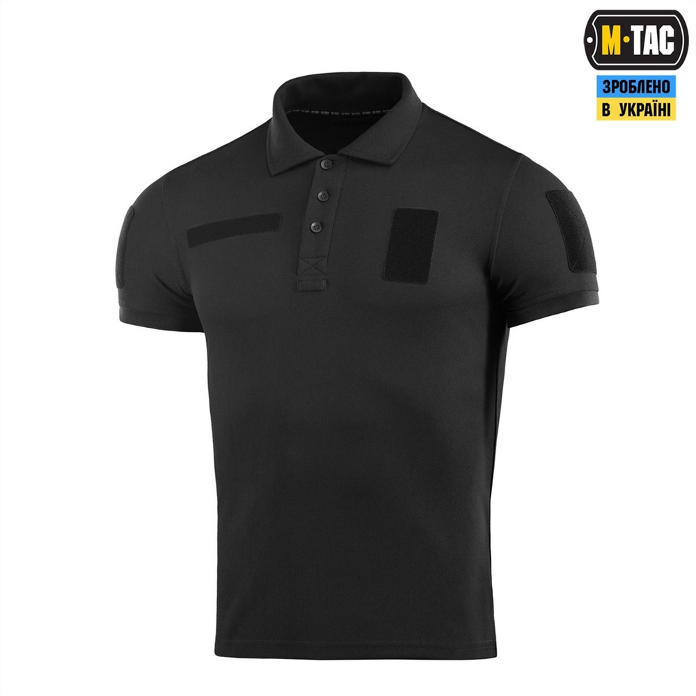 Поло M-Tac тактичне 65/35 Чорне (Black) (XL) 232267 фото