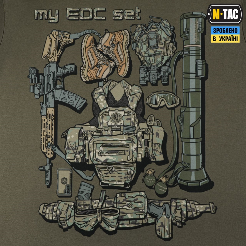 Футболка M-Tac My EDC Зелена (Ranger Green) (2XL) 234811 фото
