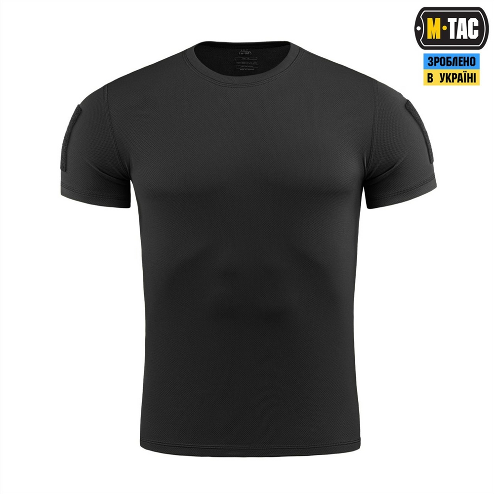 Футболка M-Tac потовідвідна тактична Summer Чорна (Black) (XL) 235731 фото