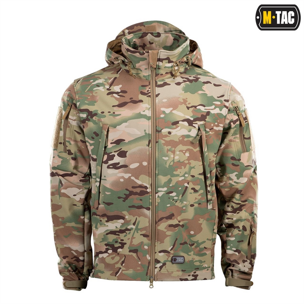 Куртка M-Tac Soft Shell MC XL Зелена (Multicam) 218653 фото
