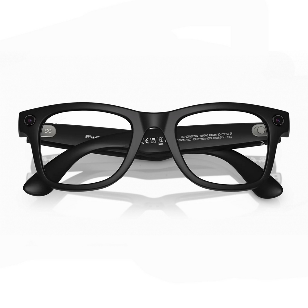Окуляри Ray-Ban Meta Wayfarer Large - Matte Black/Clear to Graphite Green Transitions (RW4008 601S1M 53-22) 202245 фото