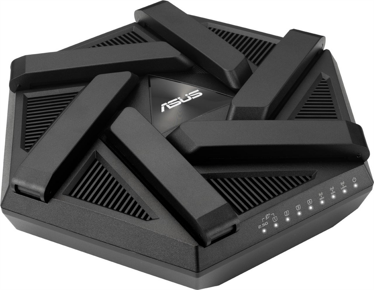 Wi-Fi роутер Asus RT-AXE7800 Чорний (Black) 185359 фото