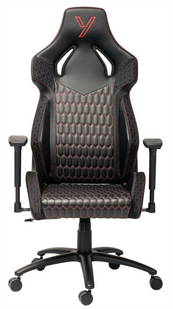 Крісло ігрове YENKEE YGC 110RD GHOST gaming chair Чорне (Black) 165033 фото