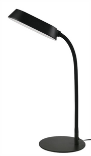 Настільна лампа OSRAM Panan DISK METAL 10W 3000К 4000К 6500К з димером Чорна (Black) 193507 фото