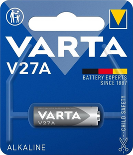 Батарейка VARTA V27 A (MN27, 27А, GP27A, L828) 1 шт 193524 фото