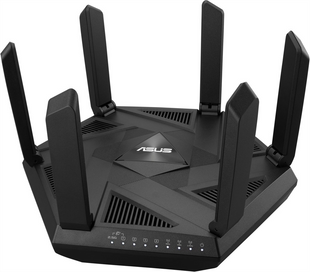 Wi-Fi роутер Asus RT-AXE7800 Чорний (Black) 185359 фото
