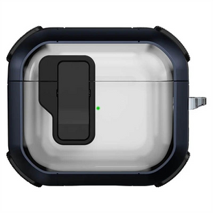 Чохол для навушників AirPods 4/5 Locking Button Синій (Blue) 194144 фото