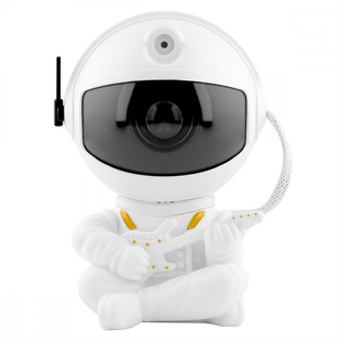 Лазерний нічник-проєктор зоряного неба Astronaut Guitarist Білий (White) 182310 фото