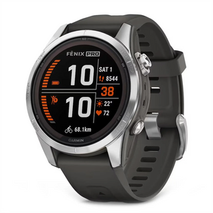Смарт-годинник Garmin Fenix 7S Pro (010-02776-00,010-02776-01) Срібний (Solar Silver) 209933 фото
