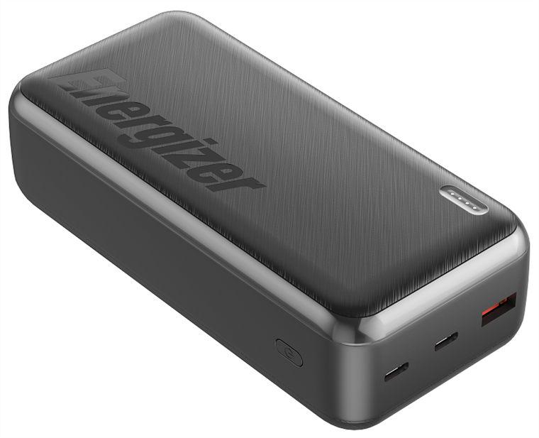 PowerBank 30000 mAh Energizer UE30055PQ PD20W + QC22.5W Чорна (Black) 156360 фото