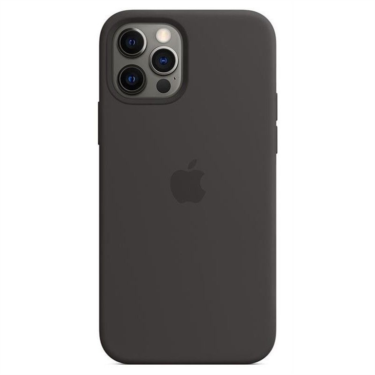 Чохол накладка для iPhone 15 Apple Silicone Case with MagSafe Чорна (Black) 179323 фото