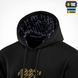 Кофта M-Tac Hoodie 1223 Embroidery Cotton Hard Чорна (Black) (XL) 228470 фото 7