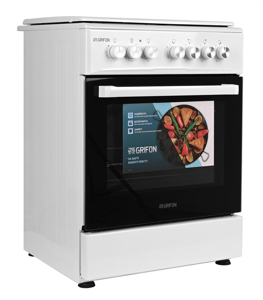 Плита Grifon C642W-MAB1 Біла (White) 155169 фото