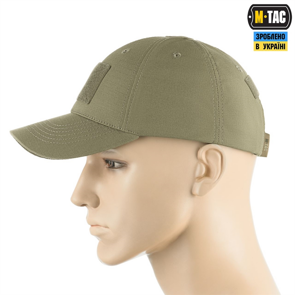 Бейсболка M-Tac Elite Flex ріп-стоп XS (40523003-XS) Зелена (Tan) 217521 фото