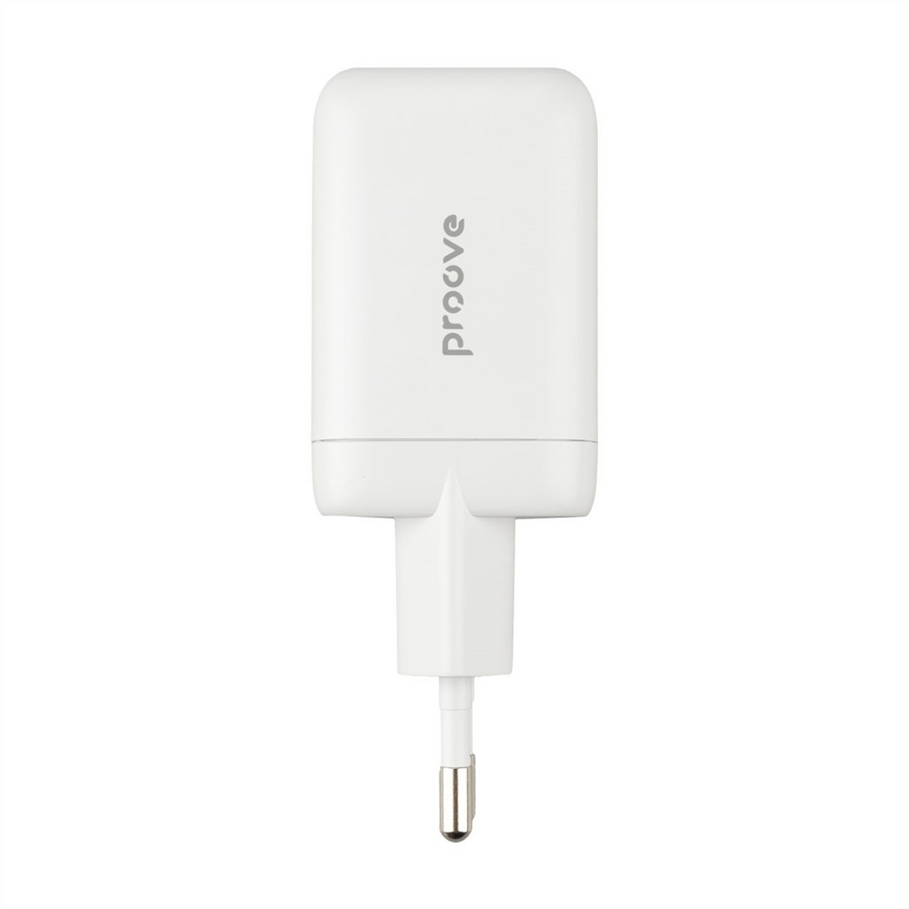 Зарядний пристрій Proove Silicone Power (2USB-C) 40W Білий (White) 123049 фото