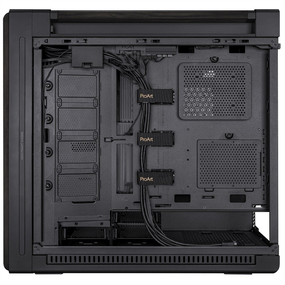 Корпус Asus ProArt PA602 Wood Edition Metal Panel (90DC00J0-B09020) Чорний (Black) 207939 фото