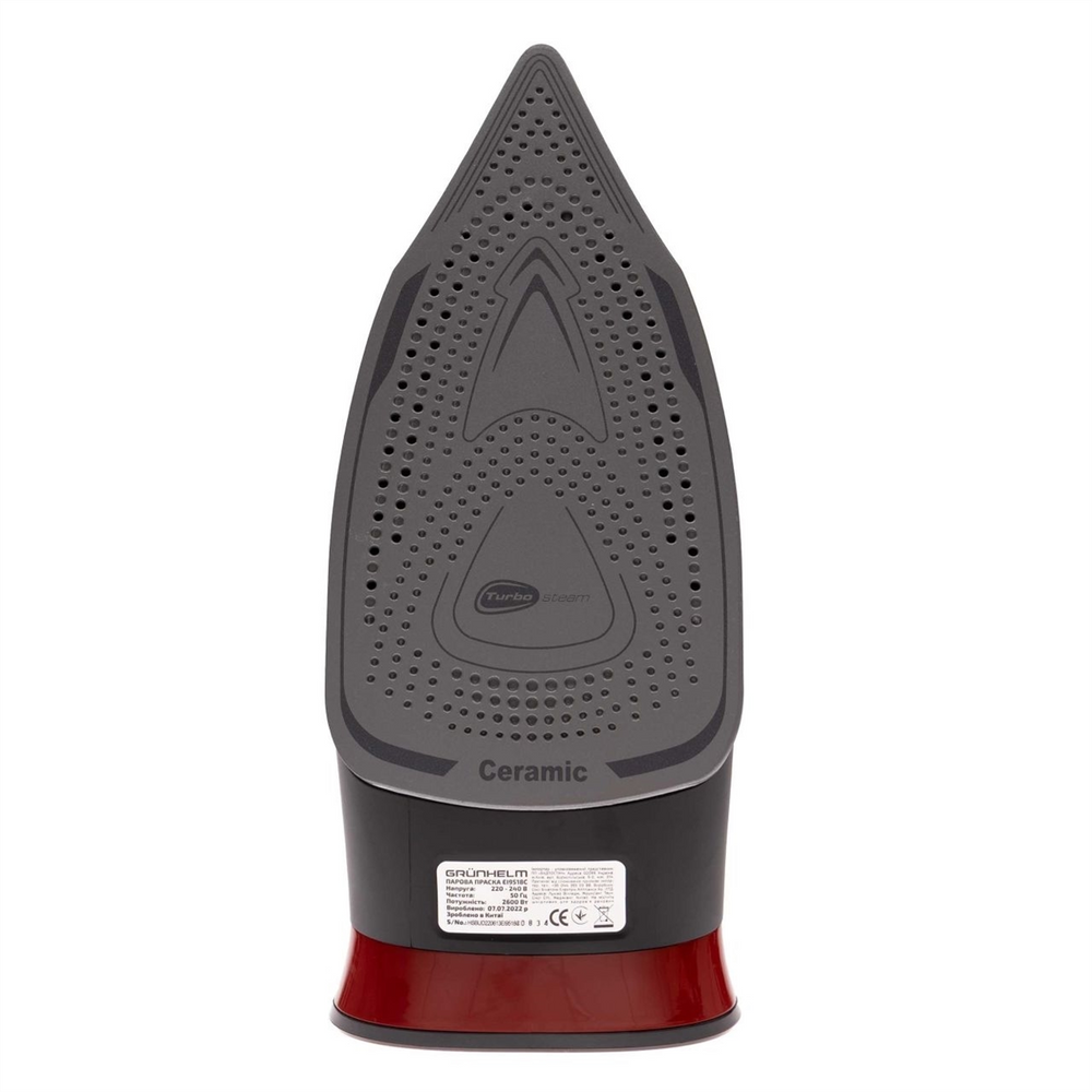 Праска Grunhelm EI9518C Чорна Червона (Black Red) 106564 фото