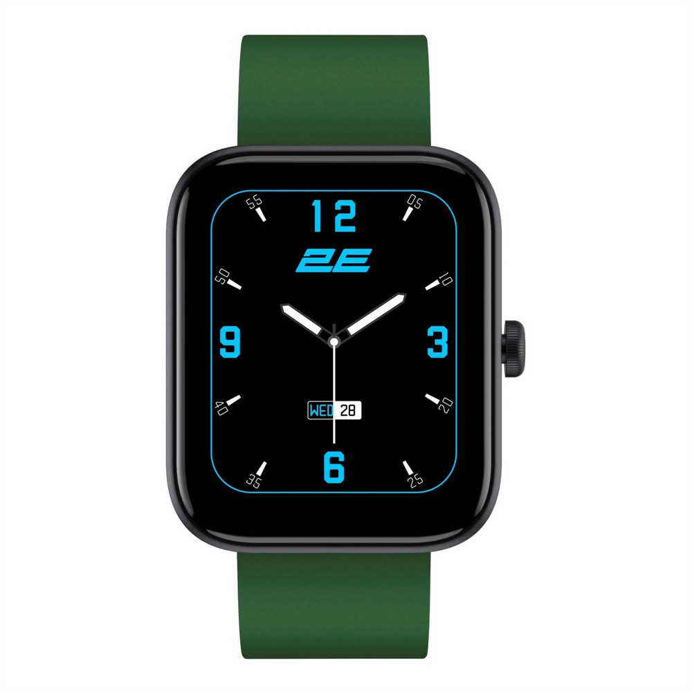 Смарт-годинник 2E Alpha SQ Music Edition Зелений (Green) 204233 фото