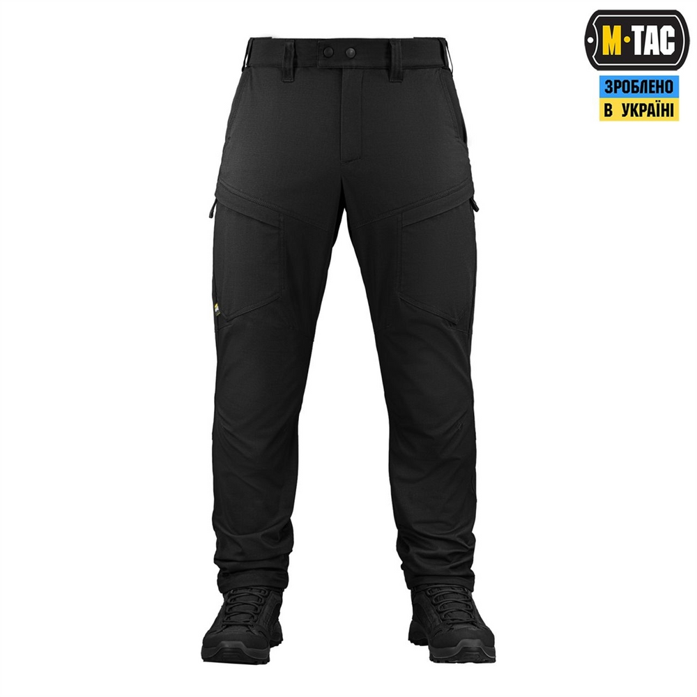 Штани M-Tac Patrol Flex Чорні (Black) (32/36) 238651 фото
