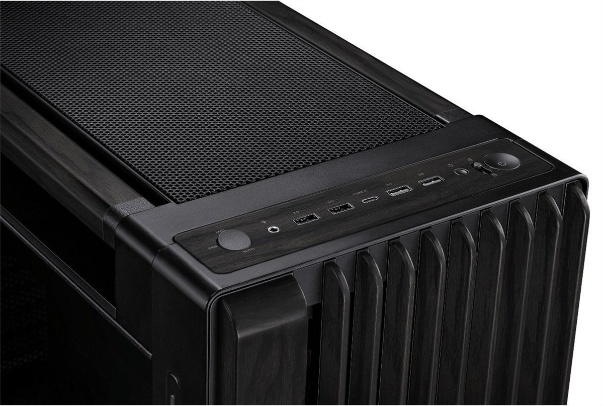 Корпус Asus ProArt PA602 Wood Edition Metal Panel (90DC00J0-B09020) Чорний (Black) 207939 фото