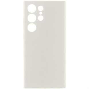 Чохол накладка для Samsung S23 Ultra Silicone Cover Lakshmi Full Camera (AAA) Біла (White) 257731 фото