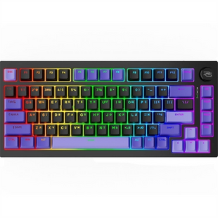 Клавіатура бездротова Proove Gaming Coupe Чорна Фіолетова (Black Purple) 210641 фото