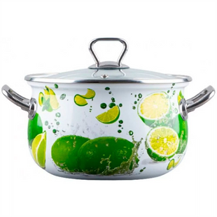 Каструля Gusto Яскраві Лайми Premium GT-T-222-LI 22см 5.1 л (Bright limes) 156555 фото