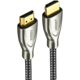 Кабель HDMI - HDMI Ugreen HD131 Carbon Fiber Zinc Alloy 3м Cірий (Grey) 185329 фото