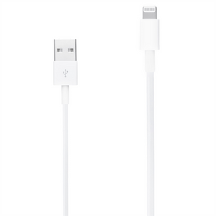USB кабель Apple Lightning to USB 1м (MXLY2) Білий (White) 195303 фото